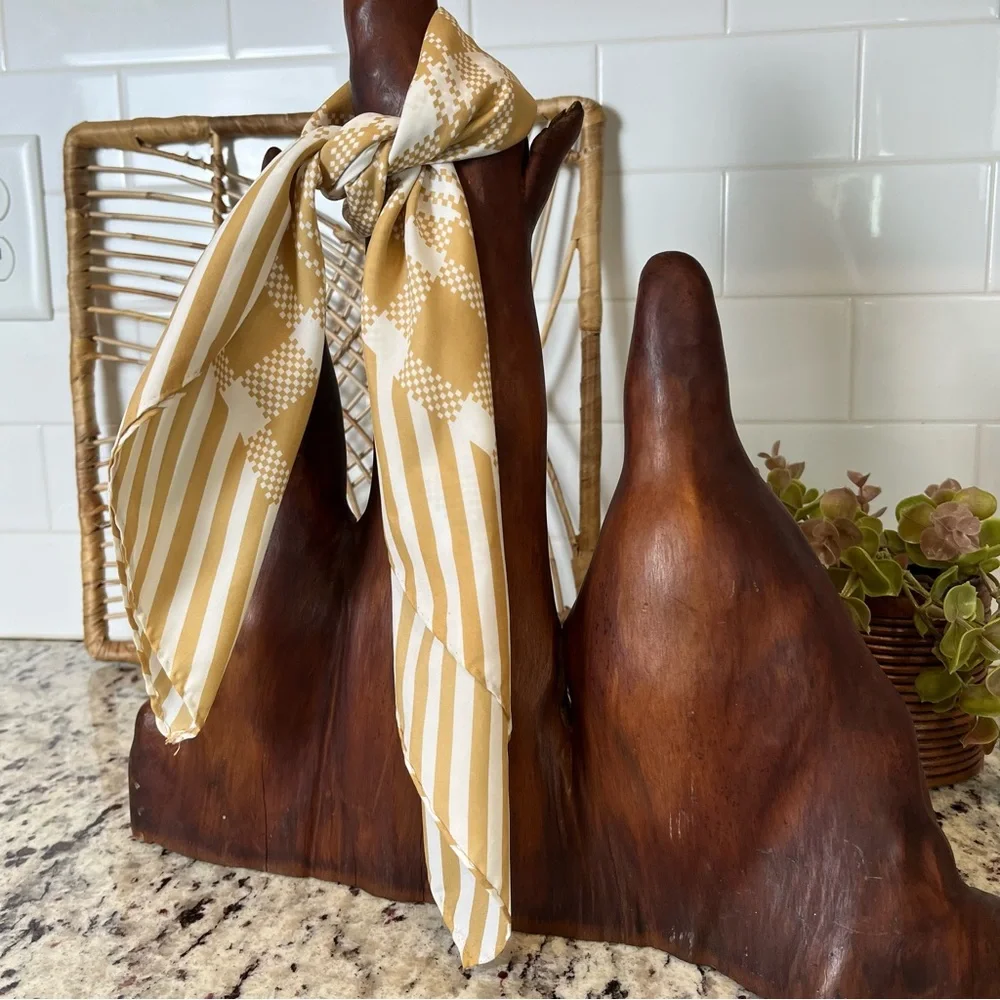Striped & Gingham Bandana Scarf